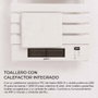 Yoevu Radiador Toallero Eléctrico con Calefactor 500-1500W Blanco