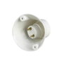 GSC Evolution Portalamparas de superficie curvo E27 Blanco