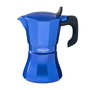 Oroley Cafetera Modelo Petra Azul de 9 Tazas de Aluminio para Inducción, Gas, Vitro y Eléctrica con Mango de Baquelita Soft-Touch