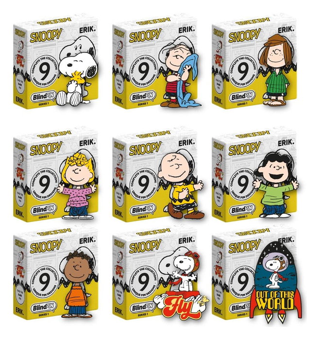 Grupo Erik Peanuts Chapas Serie 1 Display (24) inevitable
