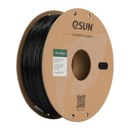 eSun PLA Galaxy Black Filamento 1.75 mm 1 kg para Impresora 3D | Alta Velocidad 300 mm/s, Resistencia al Impacto 5.4 kJ/m2