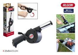 Inde Ventilador de Barbacoa 25 cm Algon Bbq - Dimensiones: 8.5 cm Largo x 5.8 cm Ancho x 24.7 cm Alto, Peso: 2.68 kg (18 Unidades)