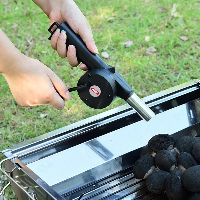 Inde Ventilador de Barbacoa 25 cm Algon Bbq - Dimensiones: 8.5 cm Largo x 5.8 cm Ancho x 24.7 cm Alto, Peso: 2.68 kg (18 Unidades)