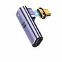 Ewent Adaptador Magnético USB-C EC1049 Púrpura 90° USB4 100W 8K