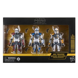 Hasbro Star Wars The Black Series Pack de 3 Figuras ARC Trooper Havoc, Colt & Blitz de 15 cm
