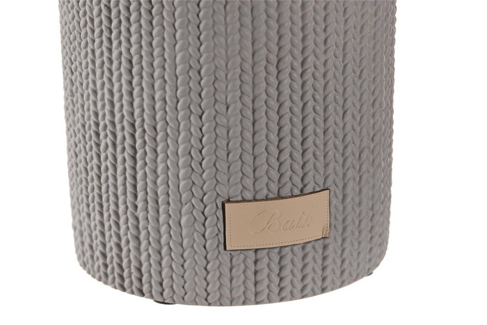 DKD Home Decor Vaso de Cemento Mate Gris 8x8x10 cm