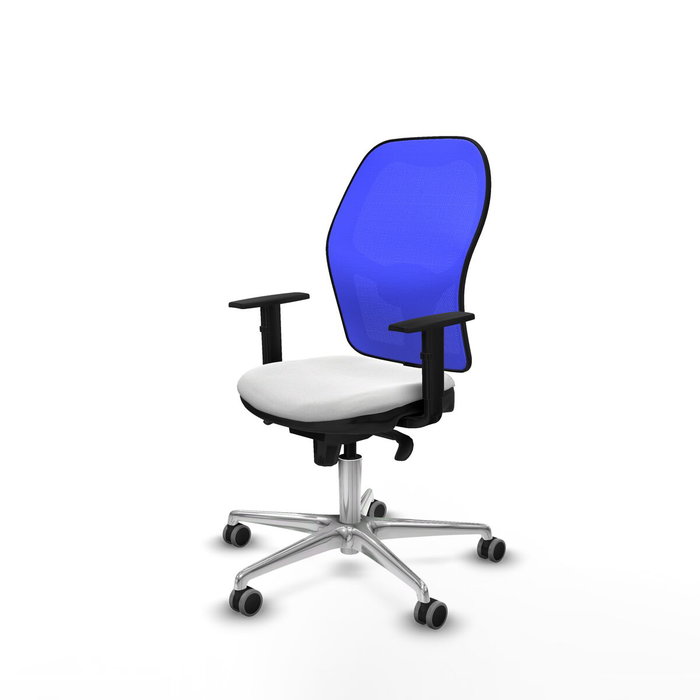 PIQUERAS Y CRESPO Silla de oficina Jorquera Blanco/Azul PIQUERAS Y CRESPO Silla de oficina Jorquera Blanco/Azul