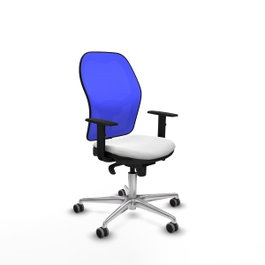 PIQUERAS Y CRESPO Silla de oficina Jorquera Blanco/Azul