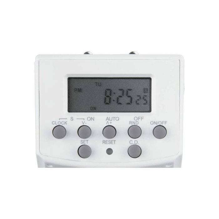 Enchufe con programador digital Hama Mini 230 V 16 A