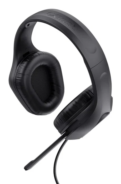 Trust GXT 416 ZIROX Auriculares Gaming Alámbricos Diadema RGB Negro, Micrófono Plegable Boom, Control de Volumen, Conexión USB A y 3.5 mm