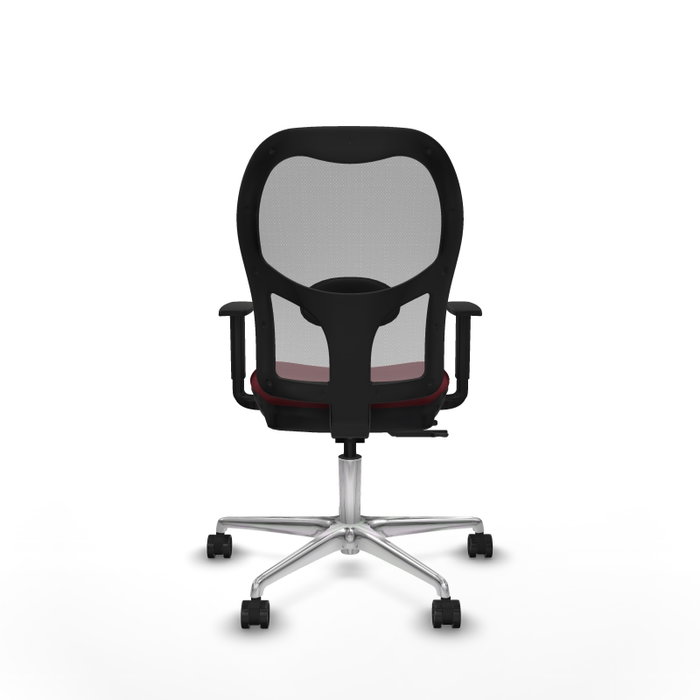 PIQUERAS Y CRESPO Silla de oficina Jorquera Granate y Gris PIQUERAS Y CRESPO Silla de oficina Jorquera Granate y Gris