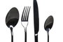 DKD Home Decor Juego de Cubertería Modern Mision de 16 Piezas Negro