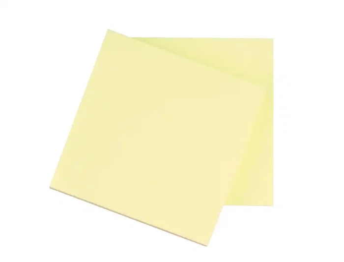Q-connect Bloc de notas adhesivas quita y pon 76x76 mm con 100 hojas color amarillo