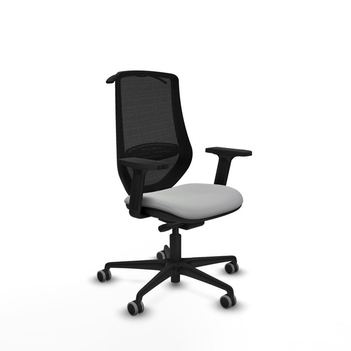 PIQUERAS Y CRESPO Silla de oficina Mardos con mecanismo Sincro/Traslack, Gris claro y Negro PIQUERAS Y CRESPO Silla de oficina Mardos con mecanismo Sincro/Traslack, Gris claro y Negro