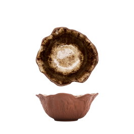 Summa Bol Daterra Corteza, Gres, 19 cm de diámetro, 8.5 cm de alto, Color Marrón, Vajilla