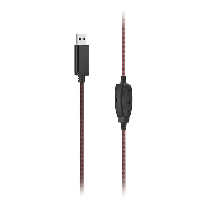Hama HS-USB400 V2 Negro/Rojo