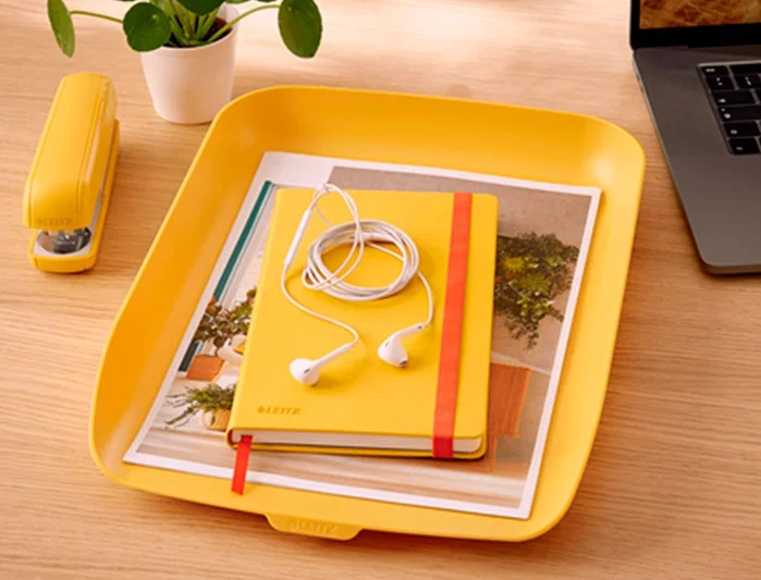 Leitz Bandeja de sobremesa Cosy, Amarillo