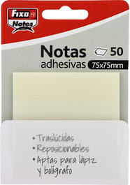 FIXO Notas Adhesivas Traslúcidas Transparentes (Set de 24)