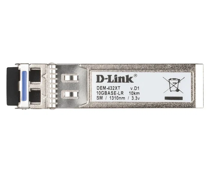 D-Link DEM-432XT Transceptor SFP+ Fibra Óptica 10G Ethernet 10GBASE-LR 1310nm LC - Distancia 10 km - Kit de 10 uds