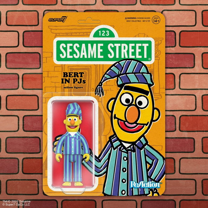 Super7 Sesame Street Figura ReAction Wave 06 Bert Super7 Sesame Street Figura ReAction Wave 06 Bert
