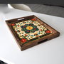 Aberto Design REF029 Bandeja de Madera Maciza Decoración Hogar 48x38x4 cm