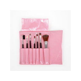 Bifull Set Estuche Maquillaje 7 Pinceles Tika Pink Pelo Sintético