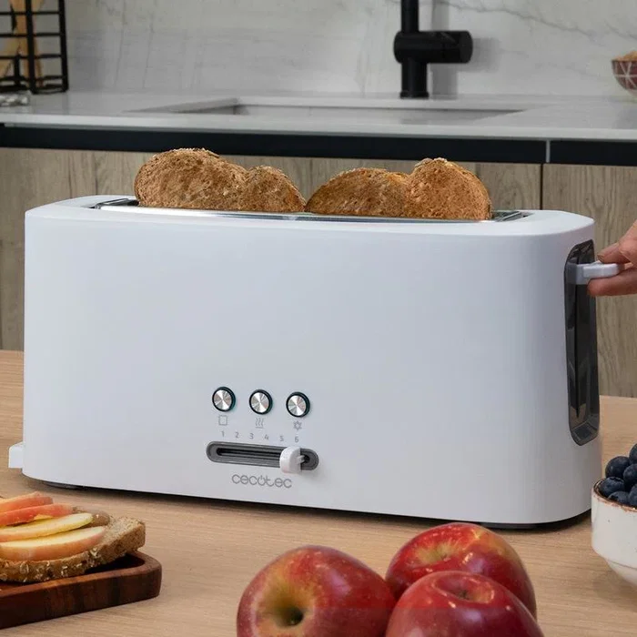 CECOTEC Tostadora Toast&Taste 10000 Blanco