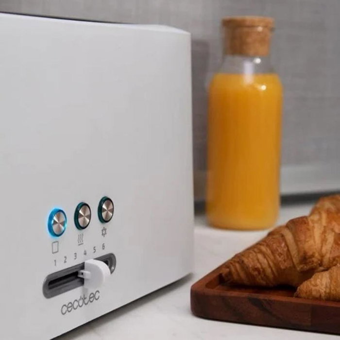 CECOTEC Tostadora Toast&Taste 10000 Blanco