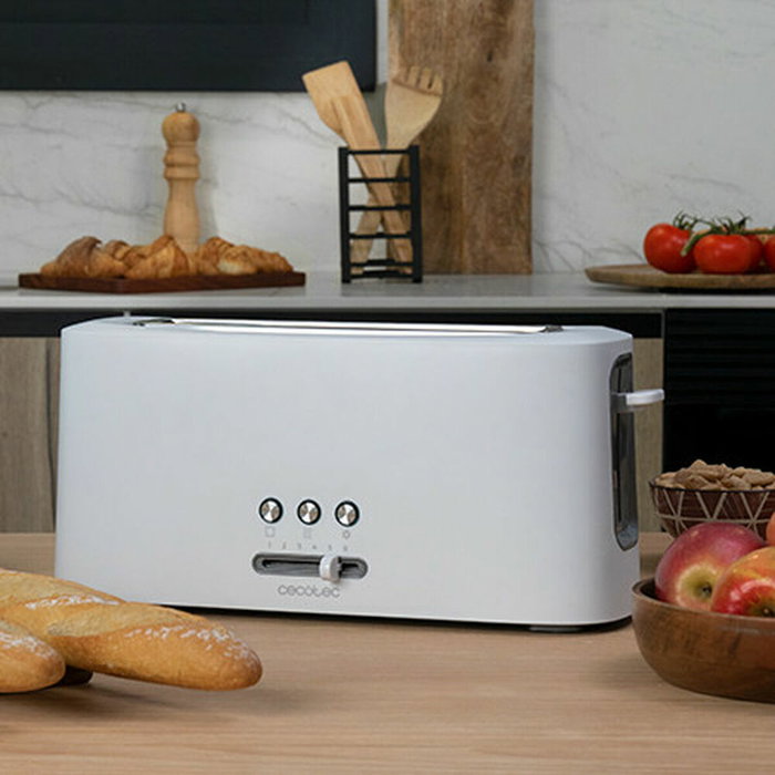 CECOTEC Tostadora Toast&Taste 10000 Blanco