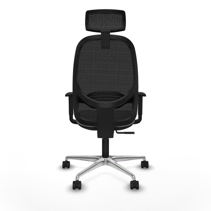 PIQUERAS Y CRESPO Silla de oficina Cilanco con mecanismo Sincro, Gris y Negro
