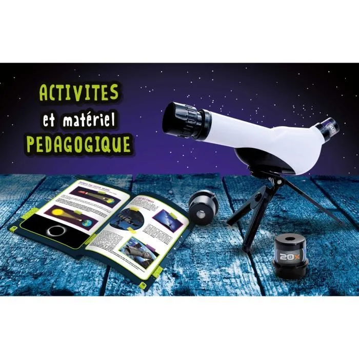 Lisciani Giochi Telescopio Científico + Trípode - Telescopio para Observación de la Naturaleza - LIS8008324110858 Lisciani Giochi Telescopio Científico + Trípode - Telescopio para Observación de la Naturaleza - LIS8008324110858