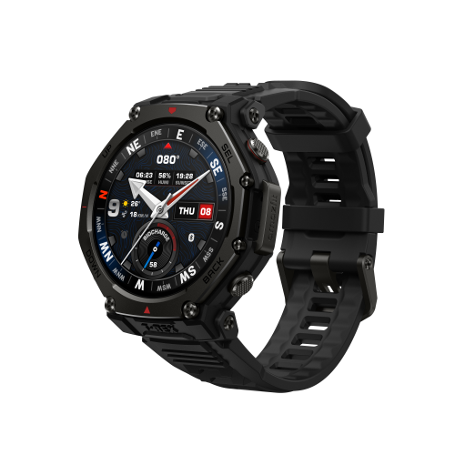 Amazfit T-REX 3 PRO Reloj Inteligente Negro Pantalla AMOLED Táctil GPS 1.5" Resistente al Agua 10 ATM 27 Días Batería
