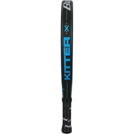 Bullpadel Pala de Padel Kitter X Blue, pala de control para jugador intermedio, forma lágrima, color azul