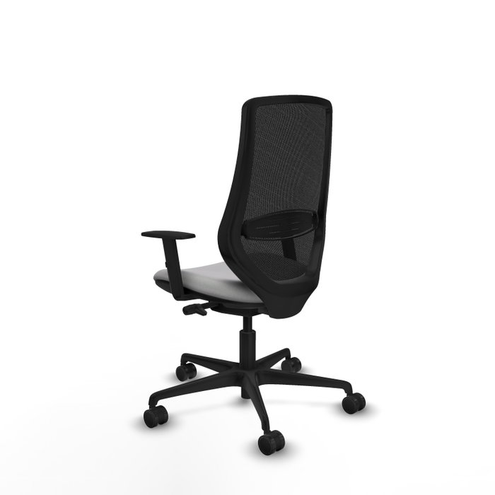 PIQUERAS Y CRESPO Silla de oficina Mardos Gris claro/Negro con mecanismo Sincro/Traslack