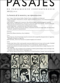Pasajes de pensamiento contemporáneo, VV.AA. - PUV.(PUB.UNIVERSITAT VALENCIA)