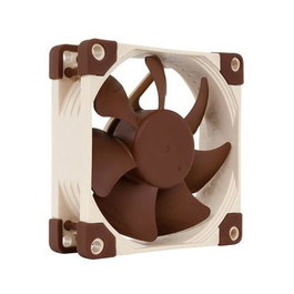 NOCTUA NF-A8 PWM Ventilador para Ordenador de 80 mm, Color Beige/Marrón, Control de Velocidad PWM, Flujo de Aire 55.5 m³/h, Ruido 17.7 dB, Para PC/Gabinete