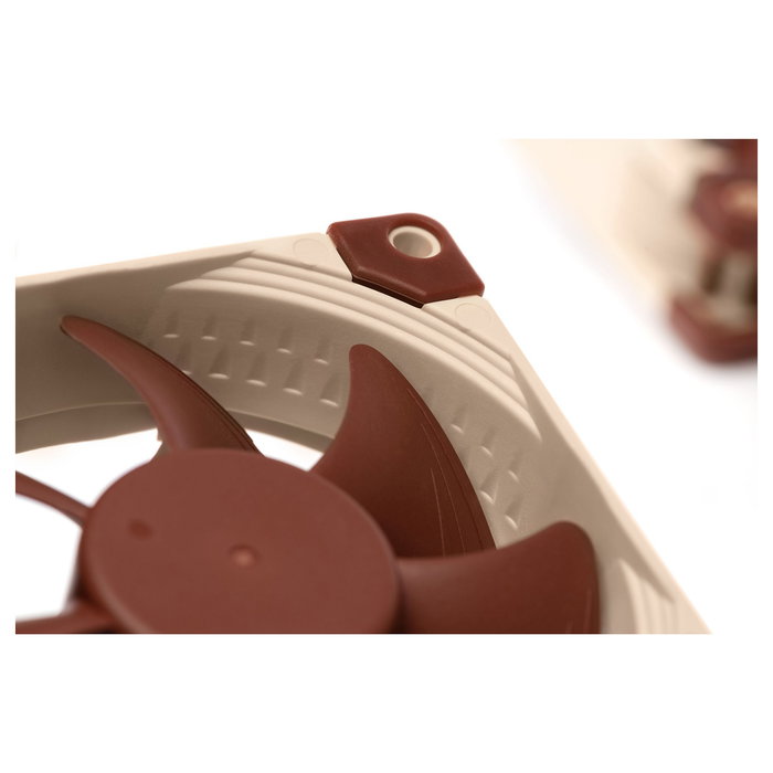Noctua Ventilador NF-A8 PWM de 80 mm, 8 cm, 55,5 m³/h, 2200 RPM, 13,8-17,7 dB, 4-Pines, Beige/Marrón, para PC