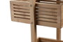 DKD Home Decor Estantería de Bambú y MDF con 3 Estantes, Natural