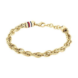 Pulsera Hombre Tommy Hilfiger 2790500 Plata de ley 925 Dorado