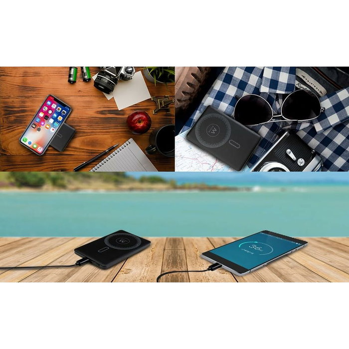 EWENT Power Bank UltraSlim MagSafe® 5000mAh PD 22.5W Negro