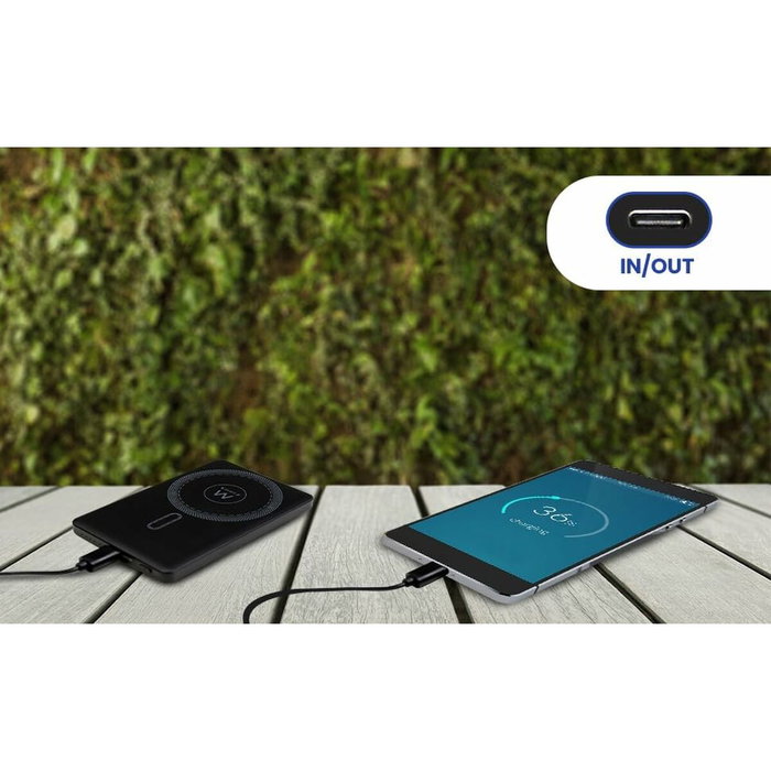 EWENT Power Bank UltraSlim MagSafe® 5000mAh PD 22.5W Negro