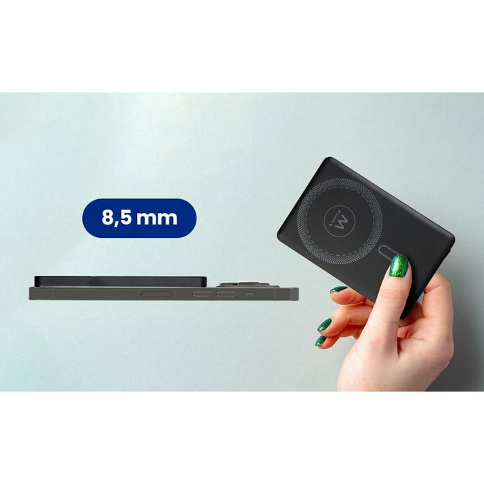 EWENT Power Bank UltraSlim MagSafe® 5000mAh PD 22.5W Negro