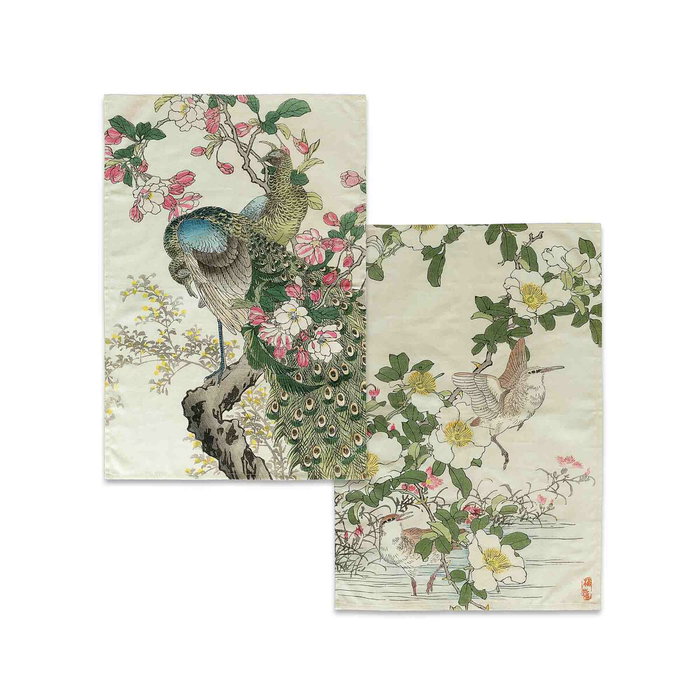 Set de Paños HappyFriday Multicolor 70 x 50 cm Japonés (2 Piezas) Set de Paños HappyFriday Multicolor 70 x 50 cm Japonés (2 Piezas)