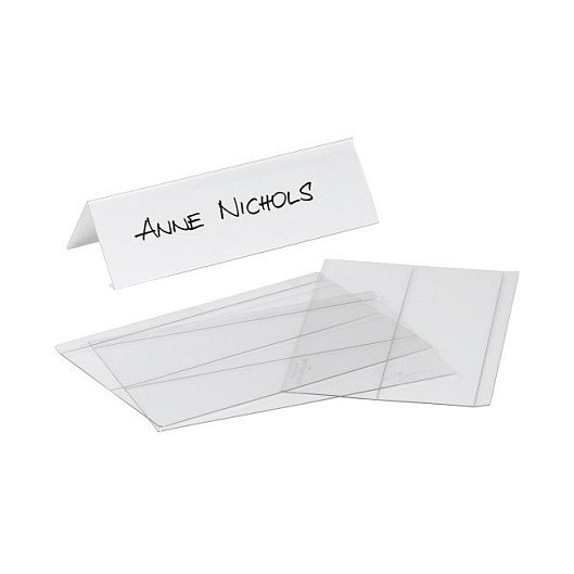 Durable Expositor de Mesa para Identificación 21,0 x 5,0 x 6,1 cm