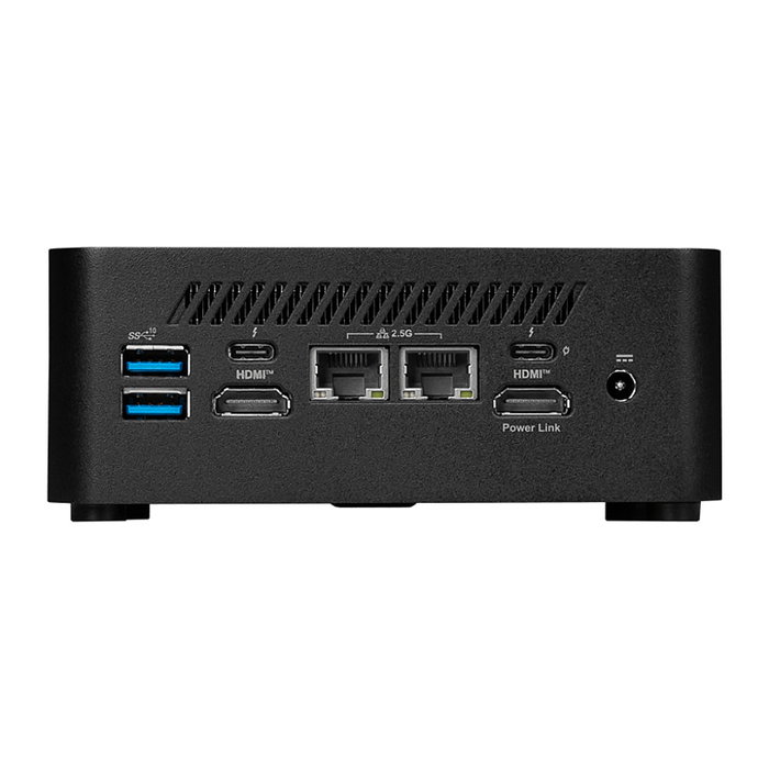 MSI Cubi NUC AI Mini PC Intel Core Ultra 7 155H, 16GB RAM DDR5, 1TB SSD PCIe 4.0, Windows 11 Pro (1UMG-022AT CU7), Color Negro