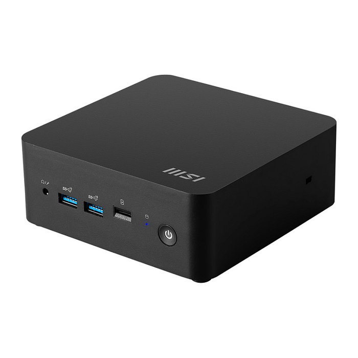 MSI Cubi NUC AI Mini PC Intel Core Ultra 7 155H, 16GB RAM DDR5, 1TB SSD PCIe 4.0, Windows 11 Pro (1UMG-022AT CU7), Color Negro