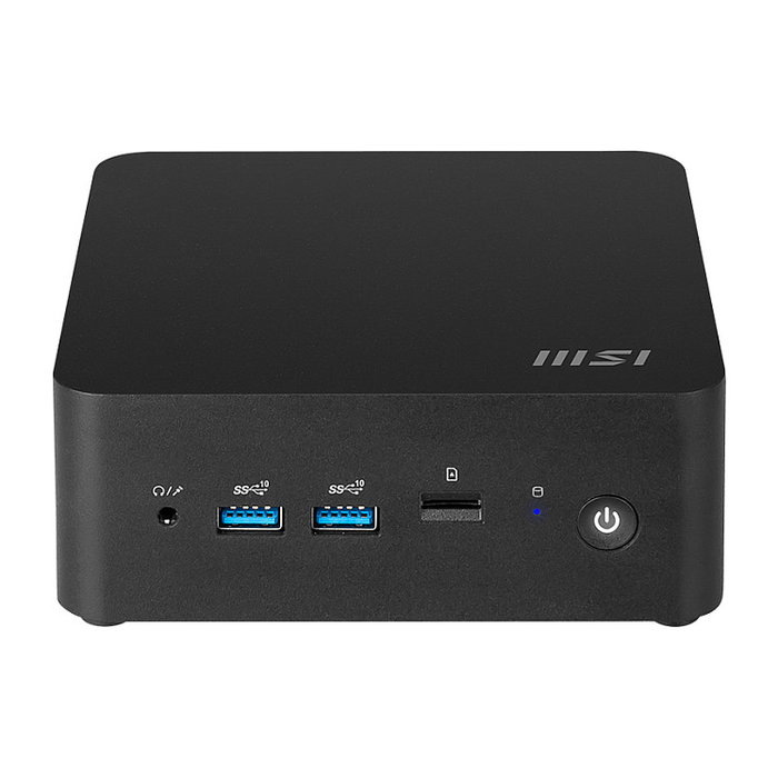 MSI Cubi NUC AI Mini PC Intel Core Ultra 7 155H, 16GB RAM DDR5, 1TB SSD PCIe 4.0, Windows 11 Pro (1UMG-022AT CU7), Color Negro