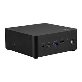 MSI Cubi NUC AI Mini PC Intel Core Ultra 7 155H, 16GB RAM DDR5, 1TB SSD PCIe 4.0, Windows 11 Pro (1UMG-022AT CU7), Color Negro