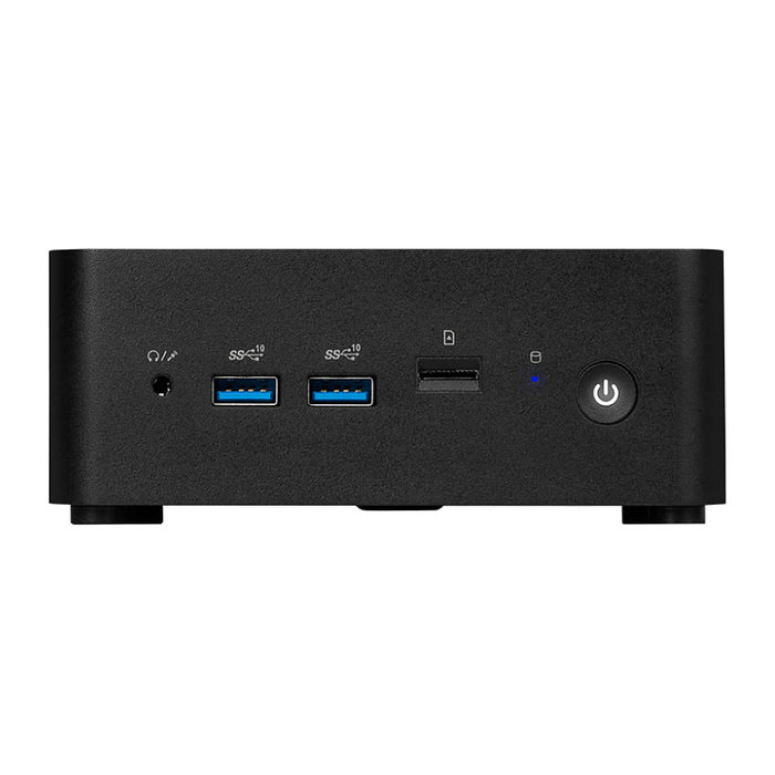 MSI Cubi NUC AI Mini PC Intel Core Ultra 7 155H, 16GB RAM DDR5, 1TB SSD PCIe 4.0, Windows 11 Pro (1UMG-022AT CU7), Color Negro