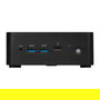 MSI Cubi NUC AI Mini PC Intel Core Ultra 7 155H, 16GB RAM DDR5, 1TB SSD PCIe 4.0, Windows 11 Pro (1UMG-022AT CU7), Color Negro